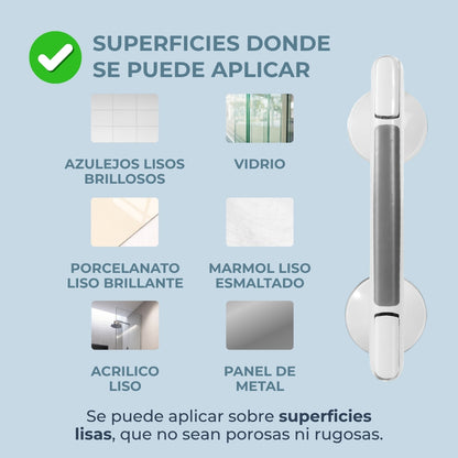 Manija P/Baño Anti Caídas Buteco - Agarre Seguro y Firme