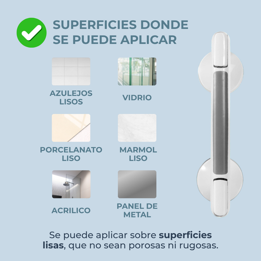 Manija P/Baño Anti Caídas Buteco - Agarre Seguro y Firme