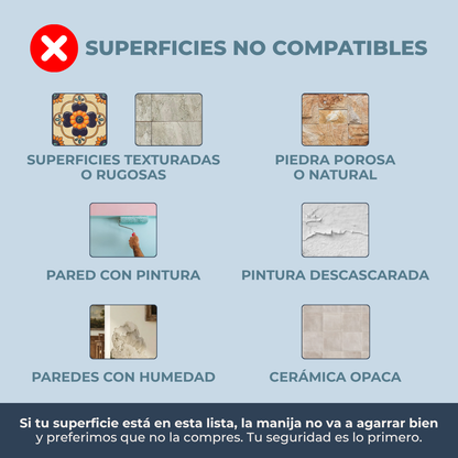 Manija P/Baño Anti Caídas Buteco - Agarre Seguro y Firme